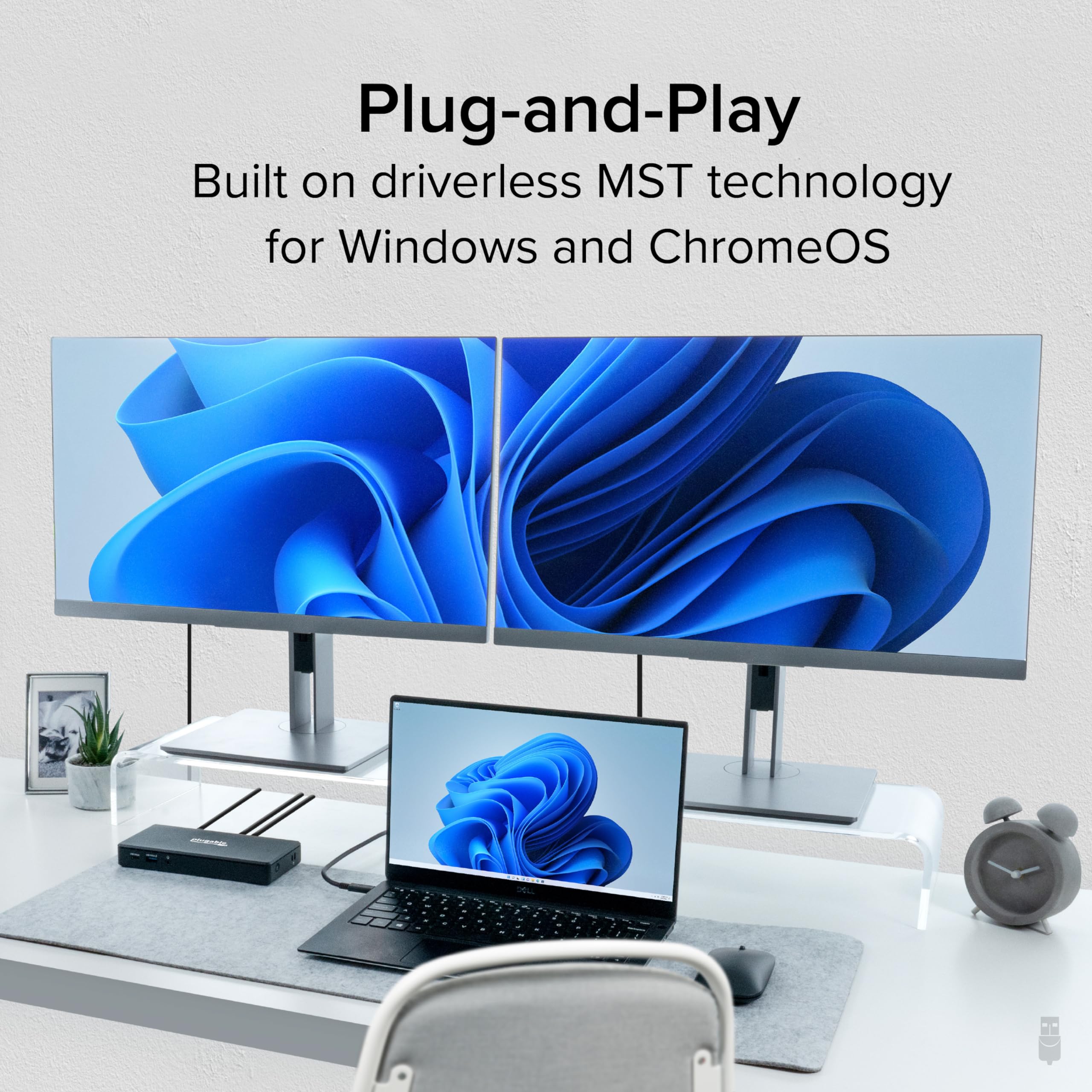 Foto 4 | Estación de Acoplamiento Usb C con Doble Monitor 2 Hdmi 4k 65 W - Venta Internacional