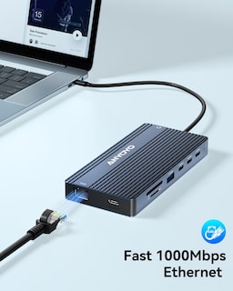 Foto 7 | Estación De Acoplamiento Anyoyo Usb C Dual Hdmi 4k 60 Hz 14 En 1 - Venta Internacional.