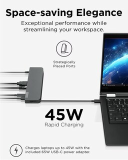 Foto 6 | Base Portátil Lenovo Usb-c Mini Dock con Hdmi Vga y Usb 3.1 - Venta Internacional