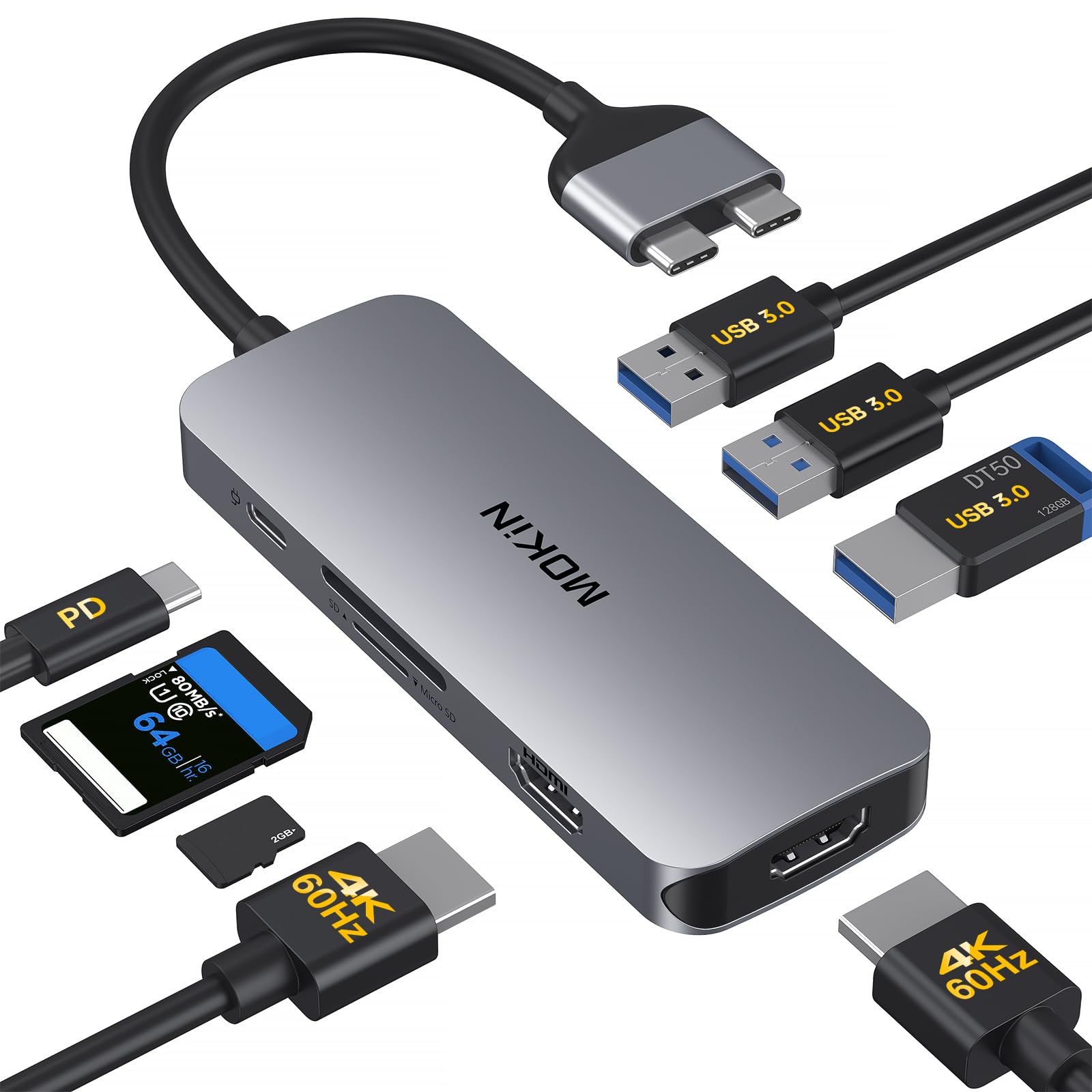 Foto 2 pulgar | Estación De Acoplamiento Mokin Para Macbook Pro/Air-Venta Internacional