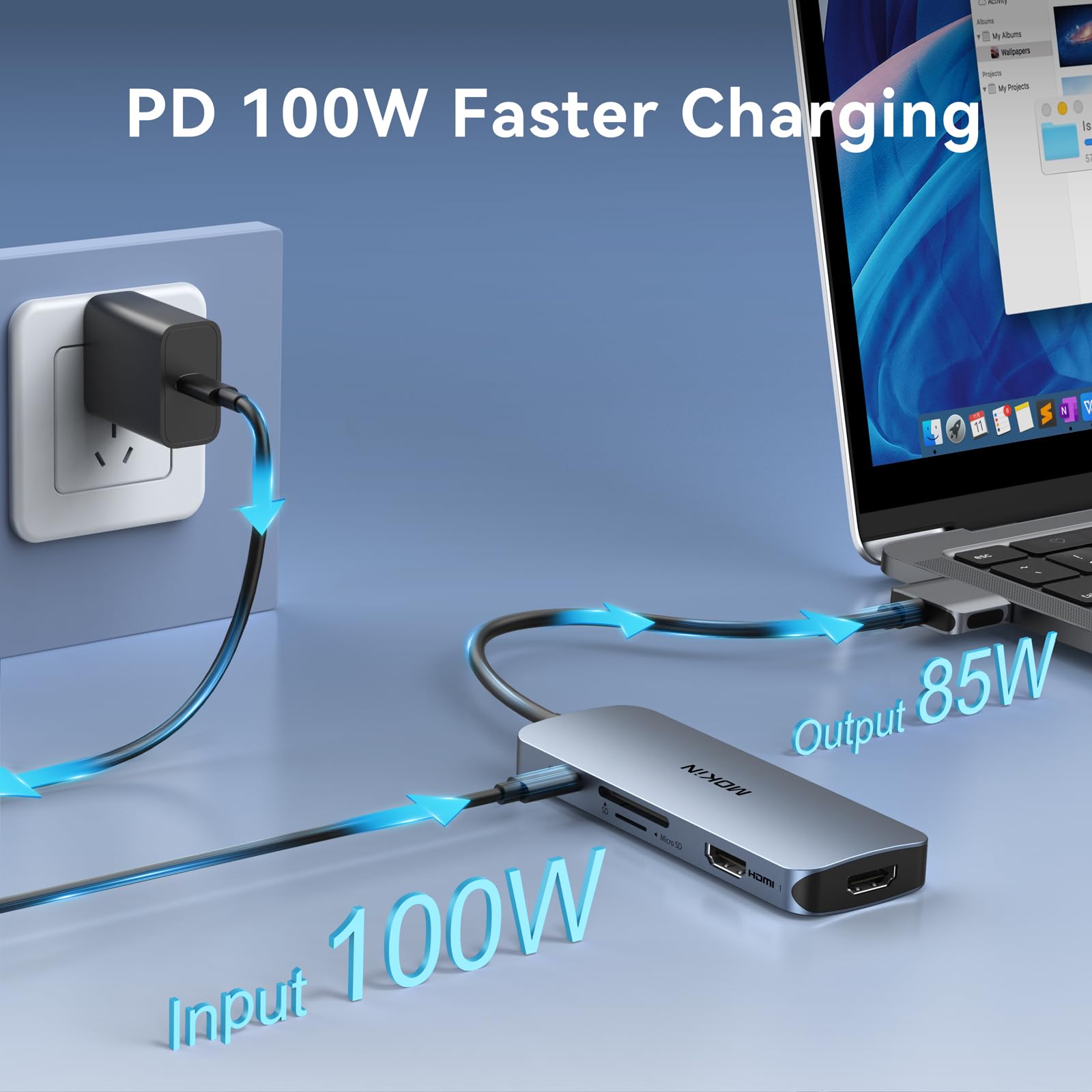 Foto 5 pulgar | Estación De Acoplamiento Mokin Para Macbook Pro/Air-Venta Internacional