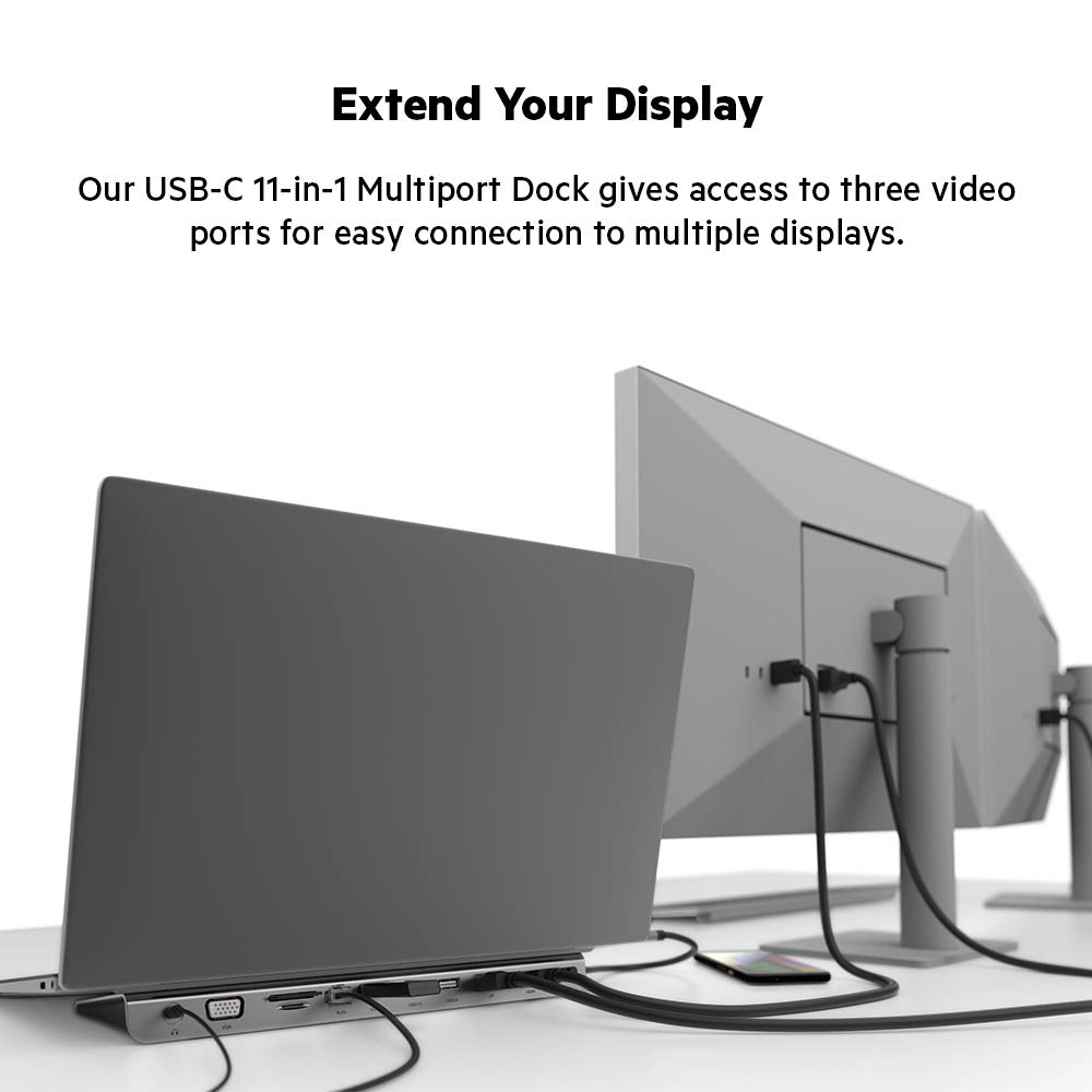 Foto 6 pulgar | Base Usb C Para Portátil Belkin 11 En 1, Multipuerto, 4k, Hdmi, 100 W - Venta Internacional.
