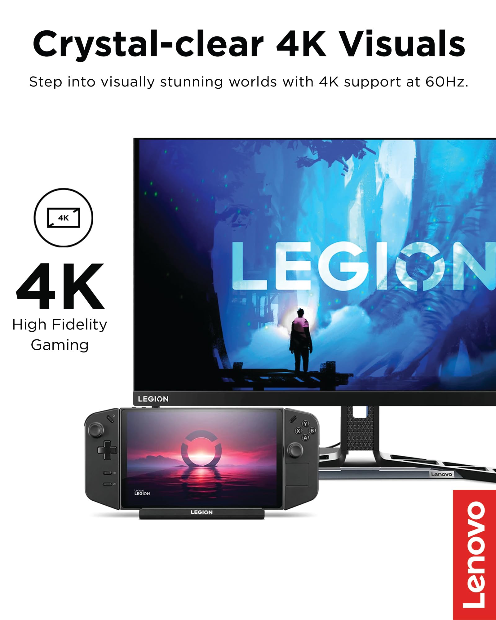 Foto 4 | Hub Dock Usb-c Lenovo Legion Go 6 En 1 Para Consola Legion Go - Venta Internacional.