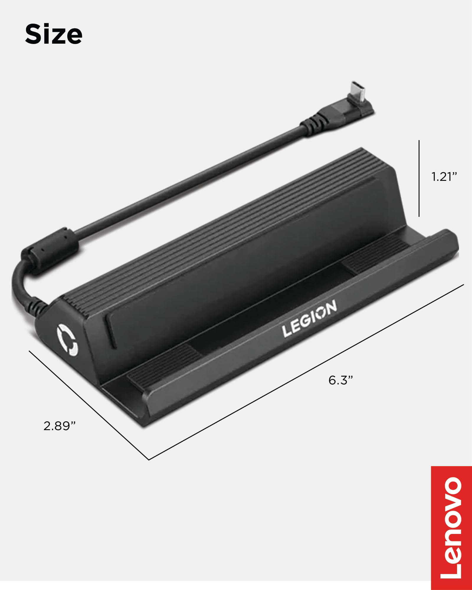 Foto 6 | Hub Dock Usb-c Lenovo Legion Go 6 En 1 Para Consola Legion Go - Venta Internacional.