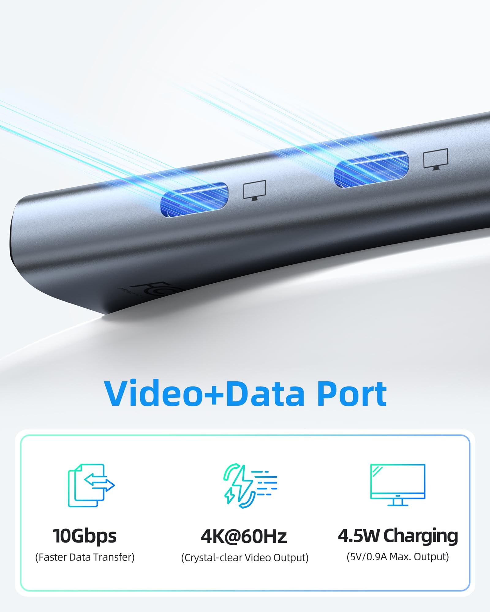 Foto 5 | Divisor Usb C Selore&s-global 4k/60 Hz Dp Alt Mode 5 En 1 - Venta Internacional.