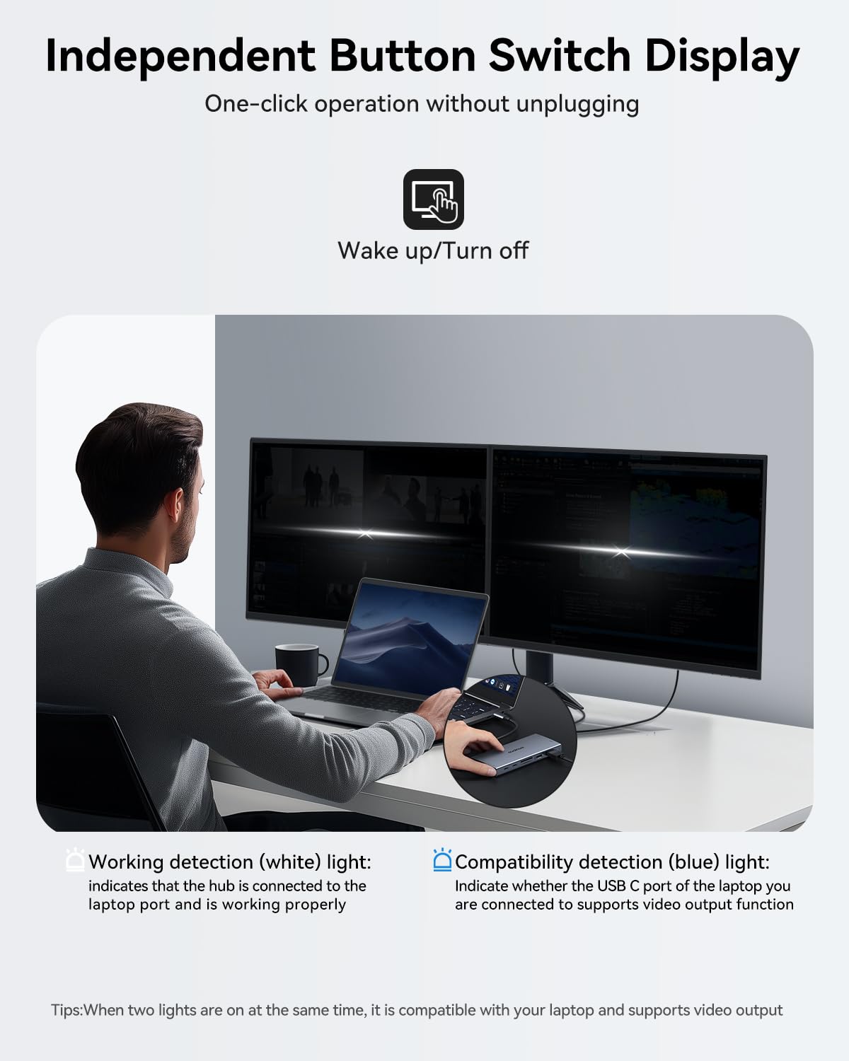 Foto 4 pulgar | Estación Zmuipng 15 en 1 Doble Monitor Usb-c - Venta Internacional
