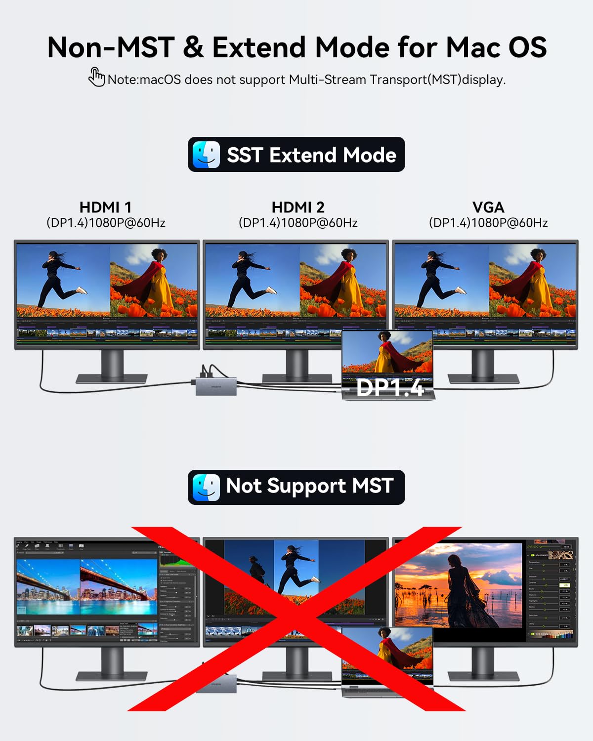 Foto 5 | Estación Zmuipng 15 en 1 Doble Monitor Usb-c - Venta Internacional