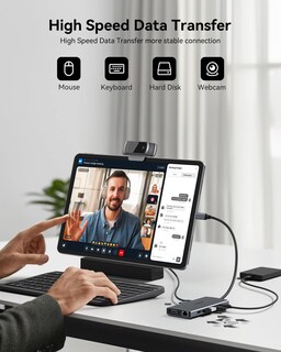 Foto 7 | Estación Zmuipng 15 en 1 Doble Monitor Usb-c - Venta Internacional