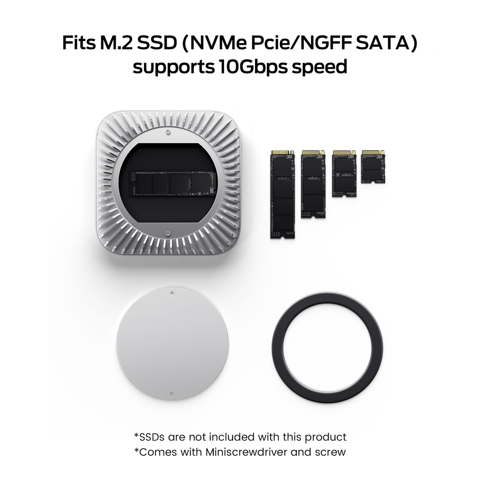 Foto 4 pulgar | Estación De Acoplamiento Stand Hub Con Carcasa Ssd Para Mac Mini M4 - Venta Internacional.