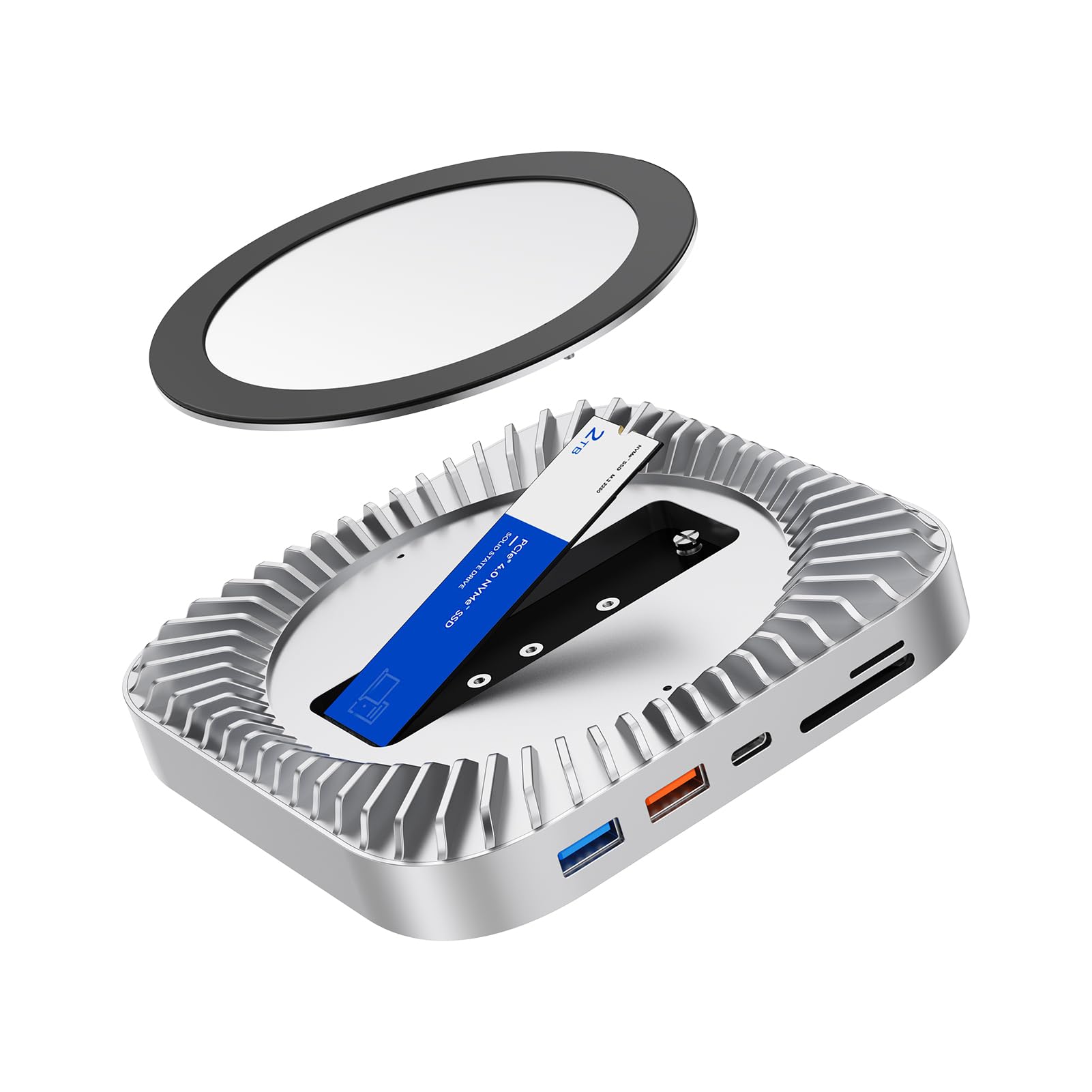 Foto 5 pulgar | Estación De Acoplamiento Stand Hub Con Carcasa Ssd Para Mac Mini M4 - Venta Internacional.