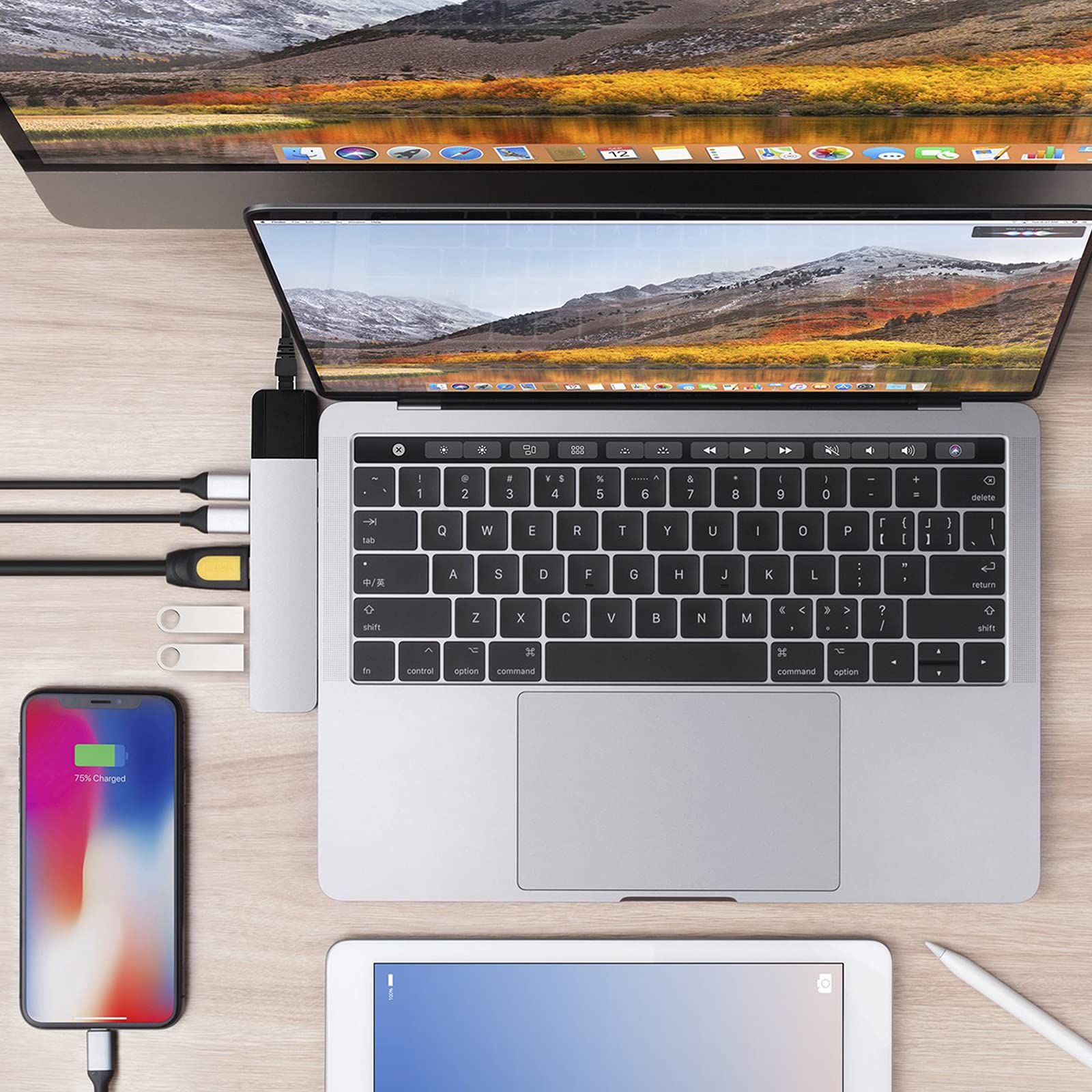 Foto 7 pulgar | Hub Usb C Hyperdrive Net 6 En 2 Para Macbook Pro Air 4k - Venta Internacional.