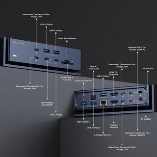 Foto 3 | Estación De Acoplamiento Ivanky Fusiondock Max 1 Dual Thunderbolt 4 - Venta Internacional.