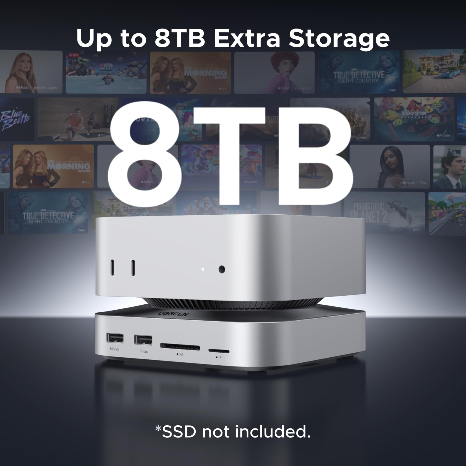 Foto 4 pulgar | Base Y Soporte Con Carcasa Ssd Nvme Para Mac Mini M4 - Venta Internacional.