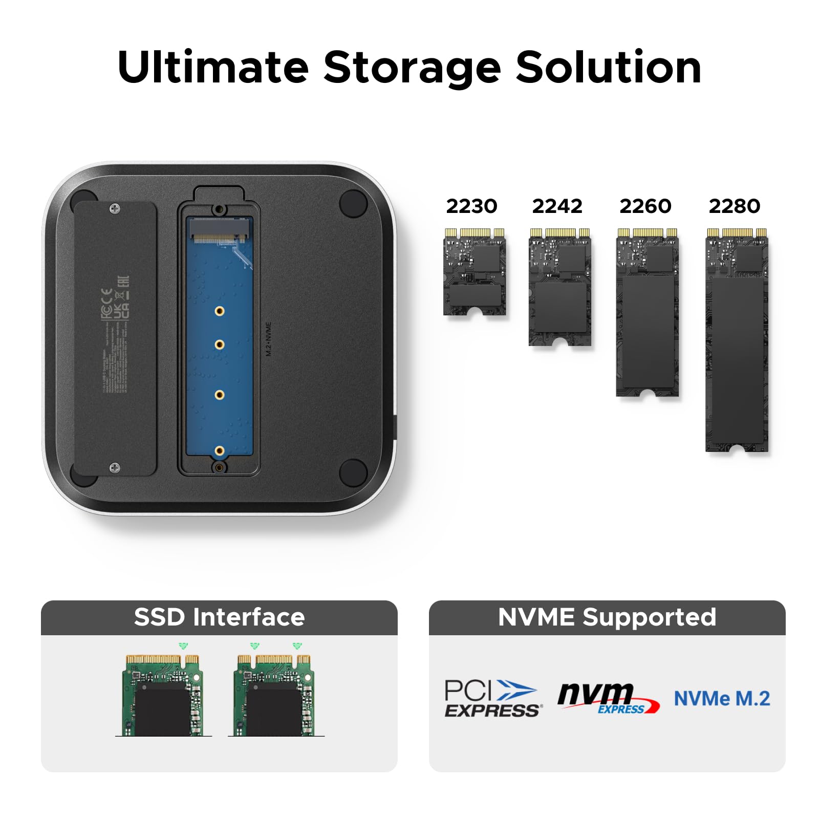 Foto 5 pulgar | Base Y Soporte Con Carcasa Ssd Nvme Para Mac Mini M4 - Venta Internacional.