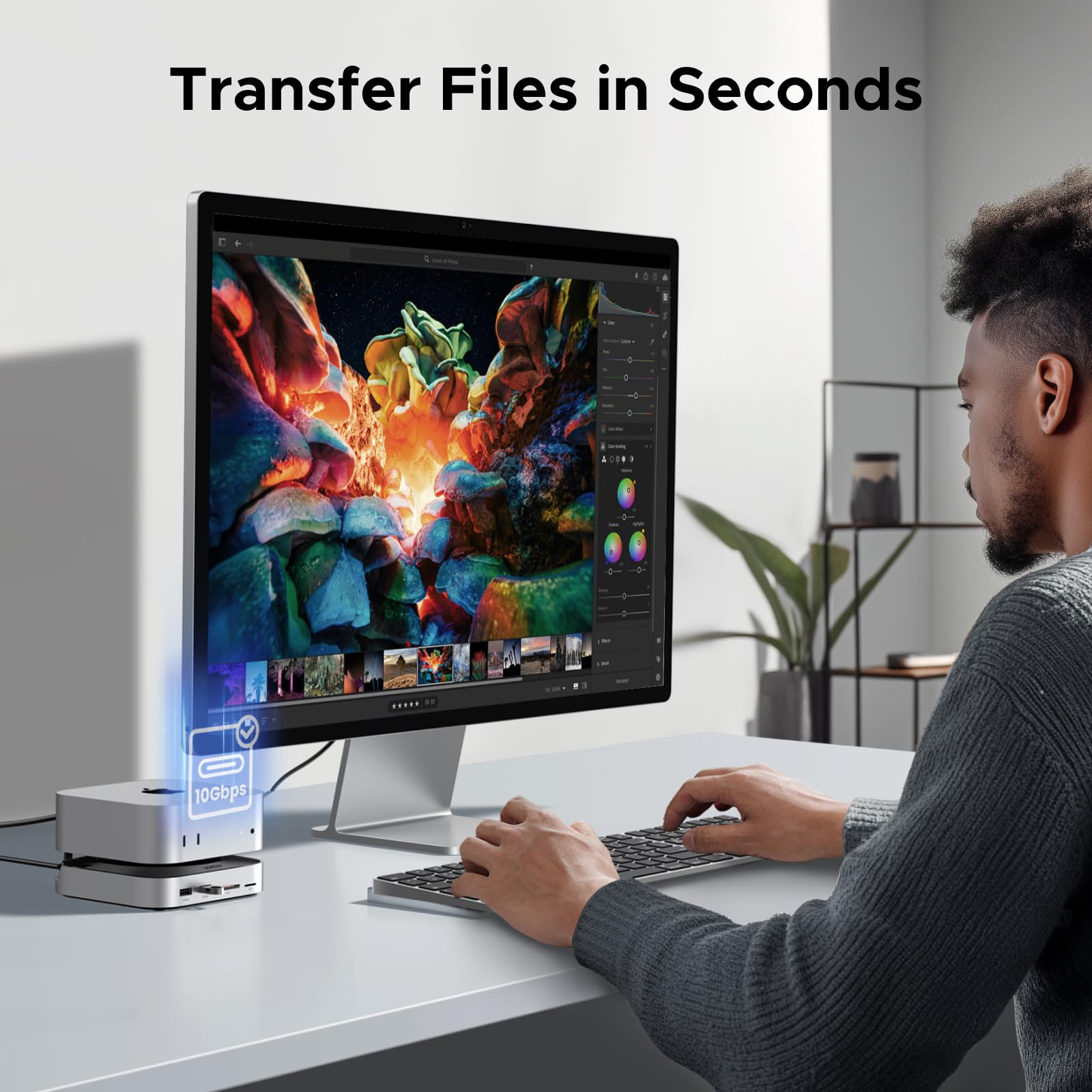 Foto 7 | Base Y Soporte Con Carcasa Ssd Nvme Para Mac Mini M4 - Venta Internacional.