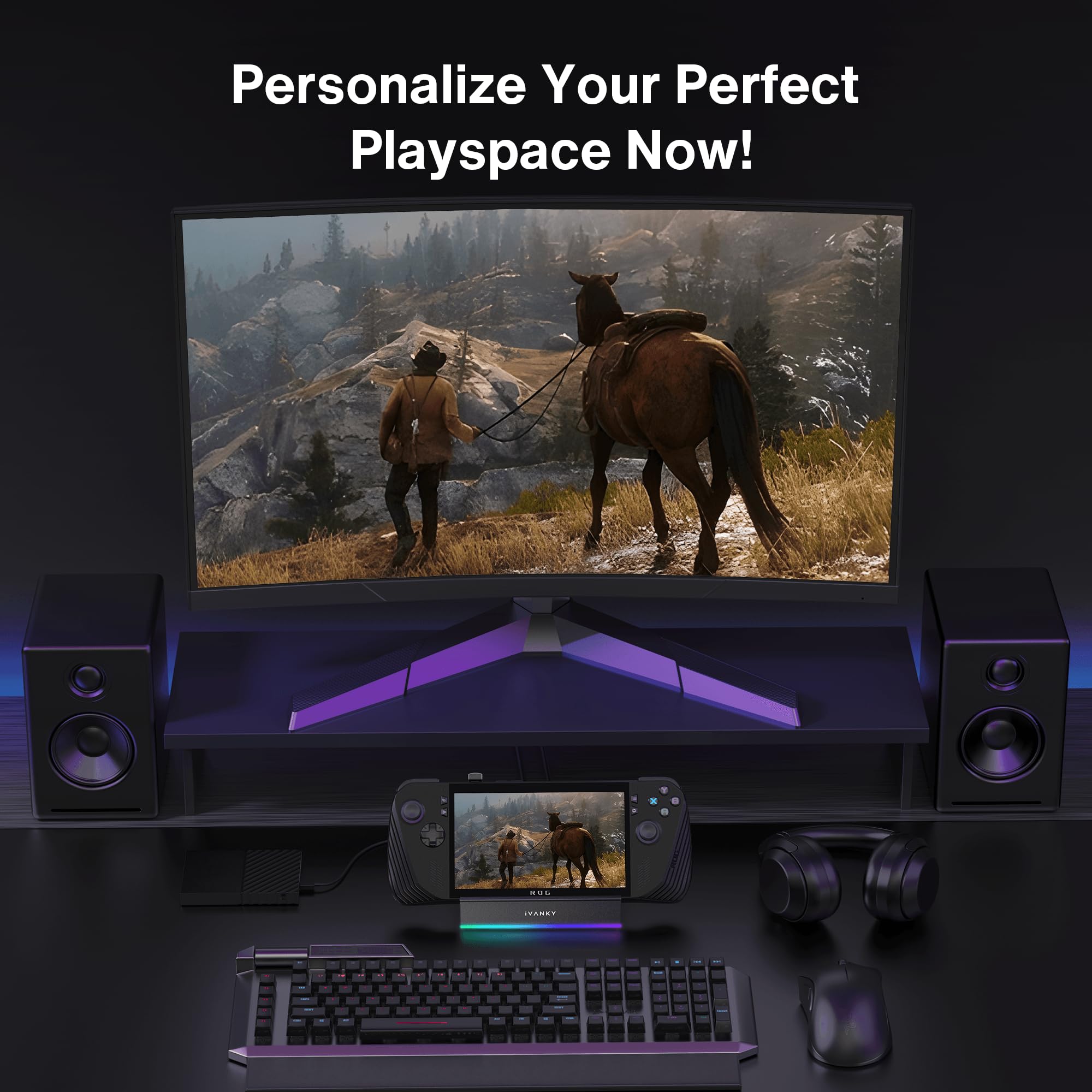 Foto 8 pulgar | Estación De Acoplamiento Ivanky 14 En 1 Rgb 4k @120hz Para Steam Deck - Venta Internacional.