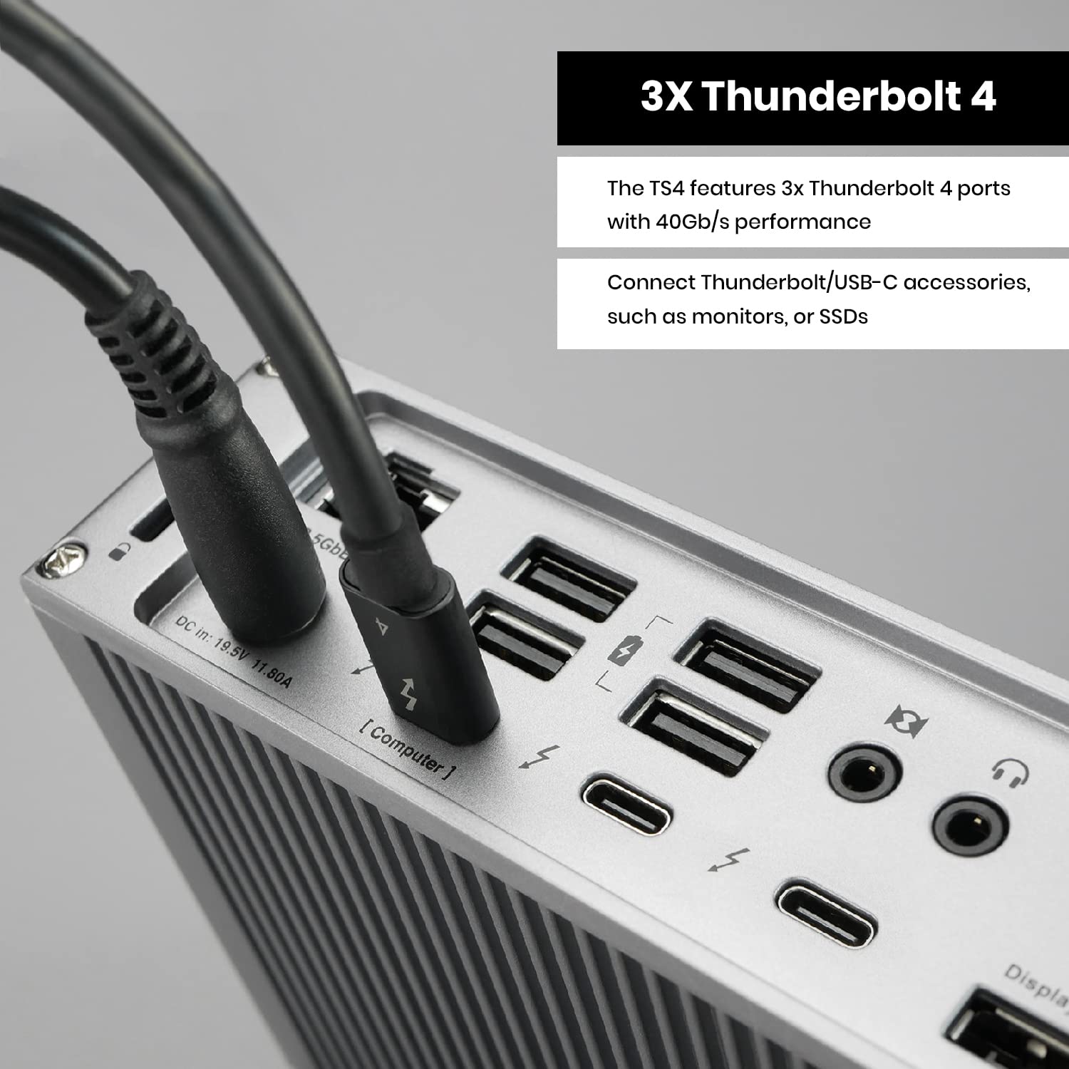 Foto 8 pulgar | Estación De Acoplamiento Thunderbolt 4 Caldigit Ts4, 18 Puertos, 98 W, Carga De 40 Gb/s - Venta Internacional.