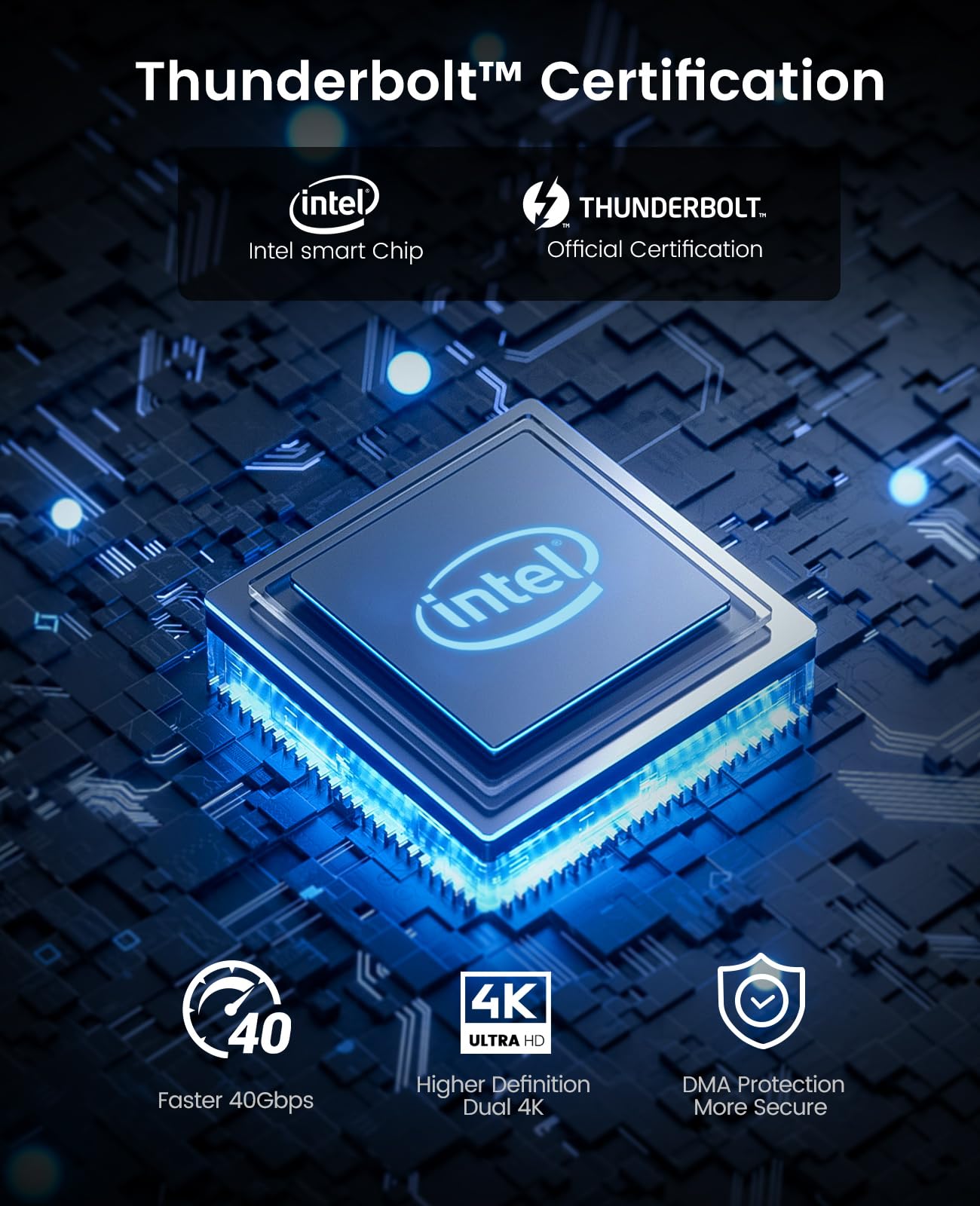 Foto 8 pulgar | Estación De Acoplamiento Thunderbolt 4 Orico 12 En 1 Hub De 40 Gbps - Venta Internacional.