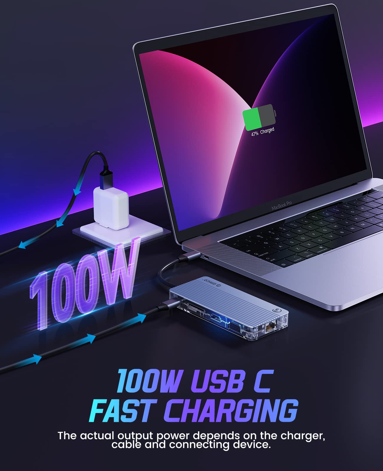 Foto 5 pulgar | Estación De Acoplamiento Usb C Orico Con Doble Monitor 11 En 1 Hdmi 4k - Venta Internacional.