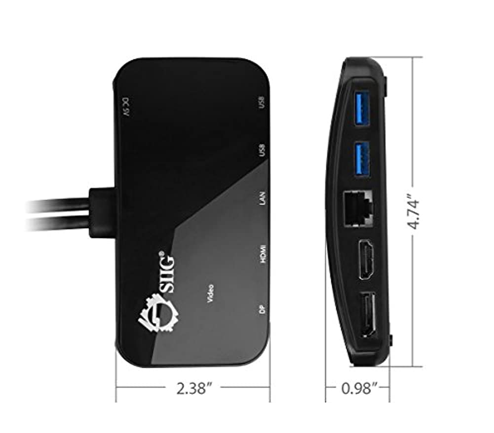 Foto 4 | Estación De Acoplamiento Siig Mini Displayport Thunderbolt 2 1080p - Venta Internacional.