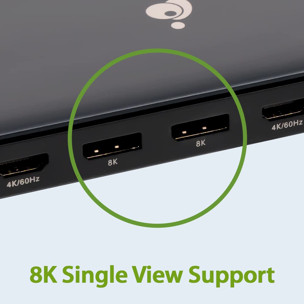Foto 8 pulgar | Estación De Acoplamiento Iogear Dock Pro Thunderbolt 4 O Usb 4 8k Triple View 40 Gbps Gud4c8k3 - Venta Internacional.