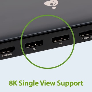 Foto 7 | Estación De Acoplamiento Iogear Dock Pro Thunderbolt 4 O Usb 4 8k Triple View 40 Gbps Gud4c8k3 - Venta Internacional.