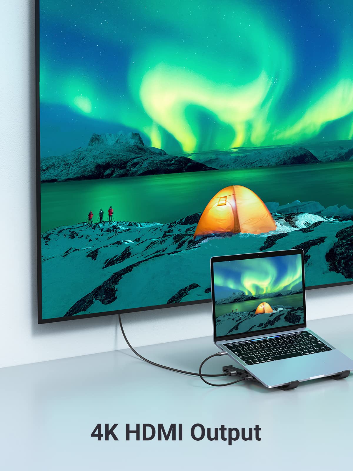 Foto 4 | Estación De Acoplamiento Para Ordenador Portátil Ugreen Usb C 4k Hdmi Tf/sd 2 Usb 3.0 - Venta Internacional.