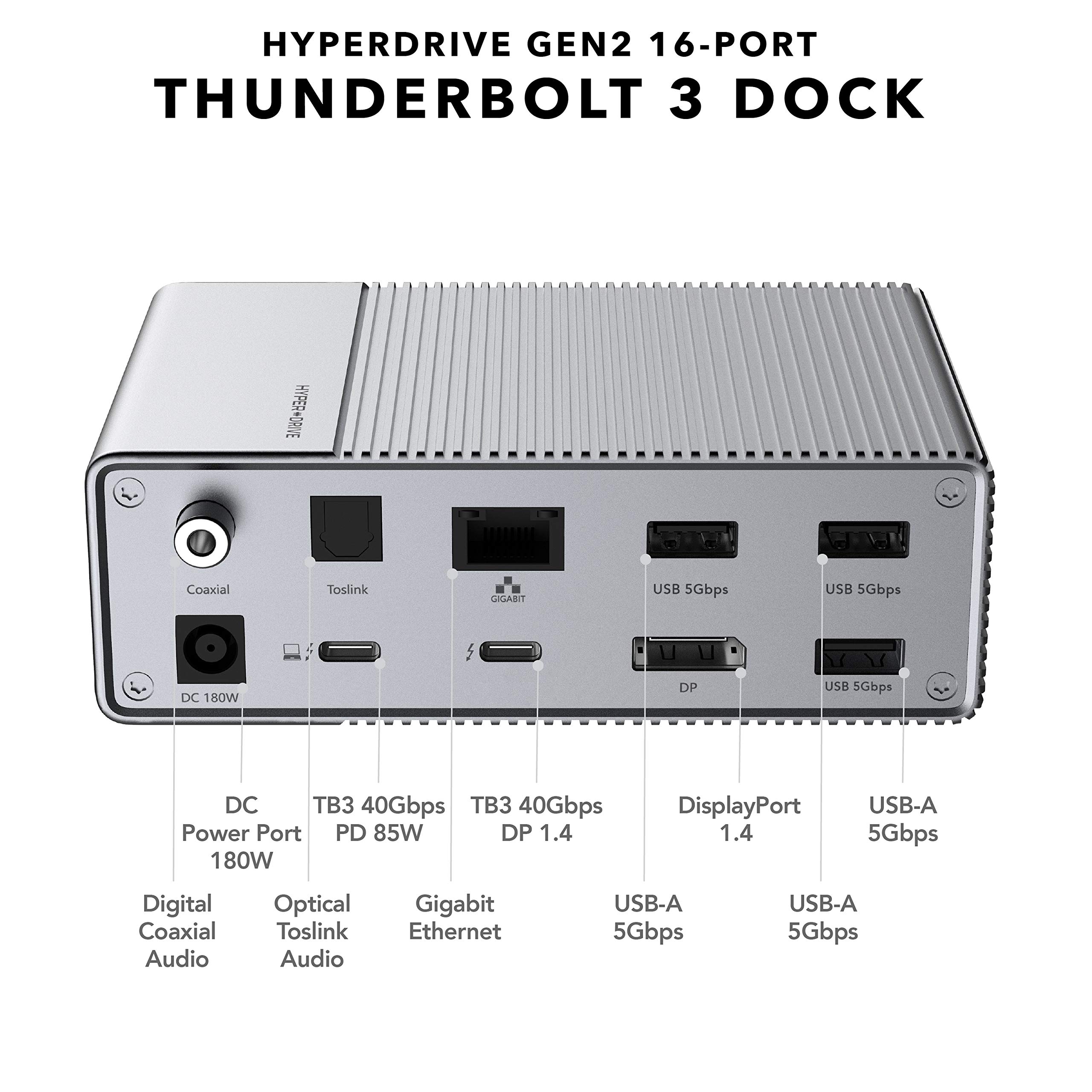 Foto 4 pulgar | Base Thunderbolt 3 Hyper Hyperdrive Gen2 16 En 1 - Venta Internacional.