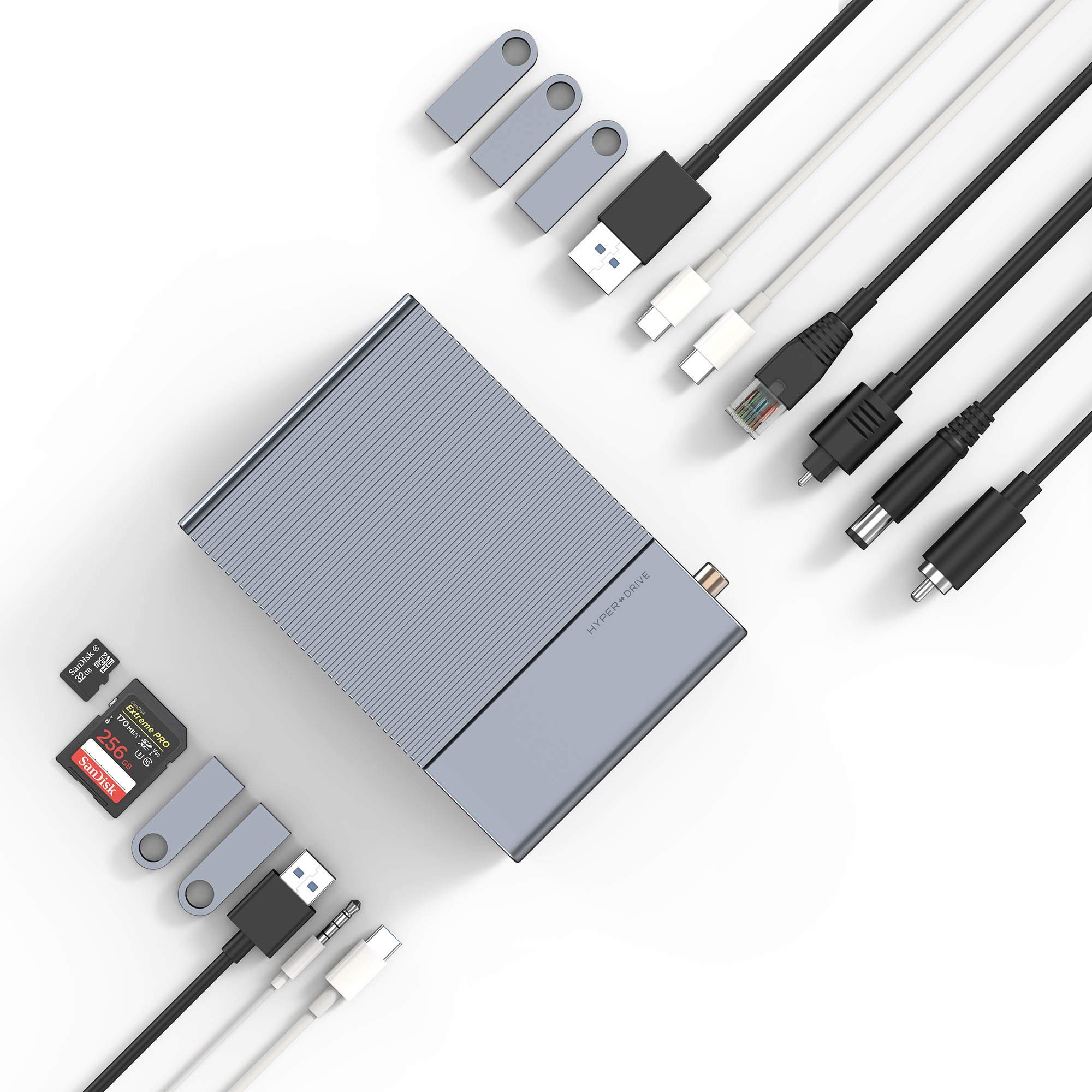 Foto 5 pulgar | Base Thunderbolt 3 Hyper Hyperdrive Gen2 16 En 1 - Venta Internacional.