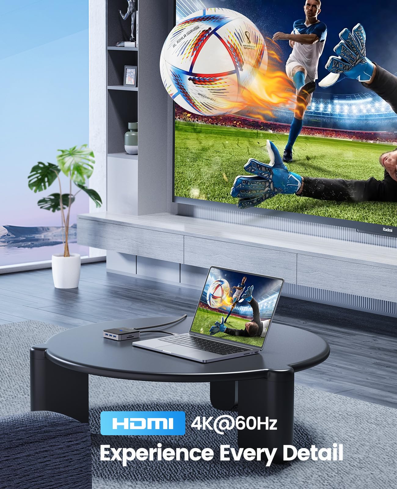 Foto 6 | Hub Usb C Orico Estación De Acoplamiento 8 En 1 4k @60hz Hdmi 100w Pd - Venta Internacional.