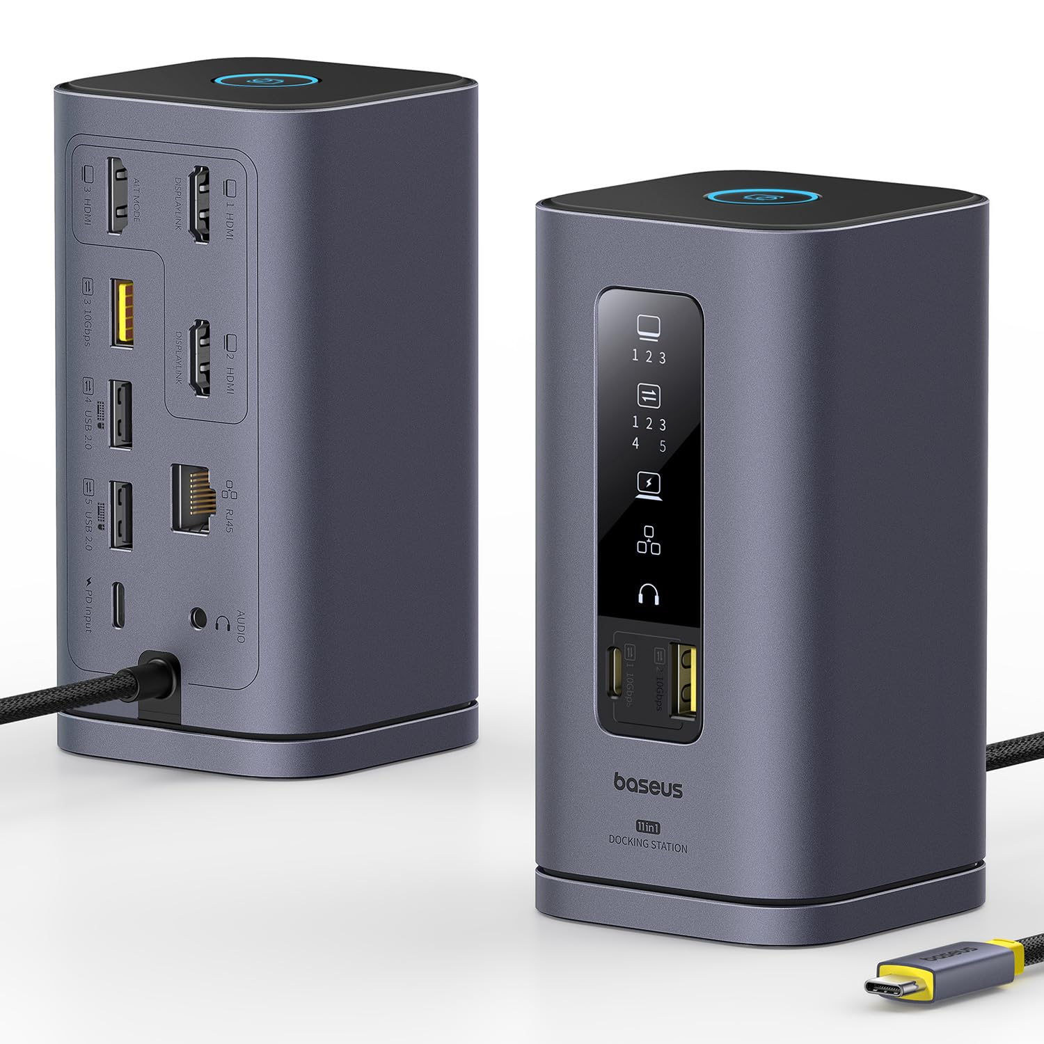 Estación De Acoplamiento Baseus Spacemate (mac) Usb C 3 Para Monitores 4k Hdmi - Venta Internacional.