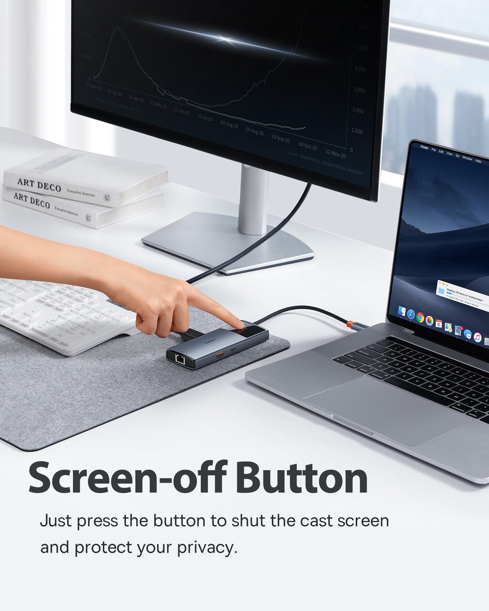 Foto 7 pulgar | Hub Usb C Baseus 6 En 1 De 10 Gbps Con Hdmi 4k @60hz Para Iphone - Venta Internacional.