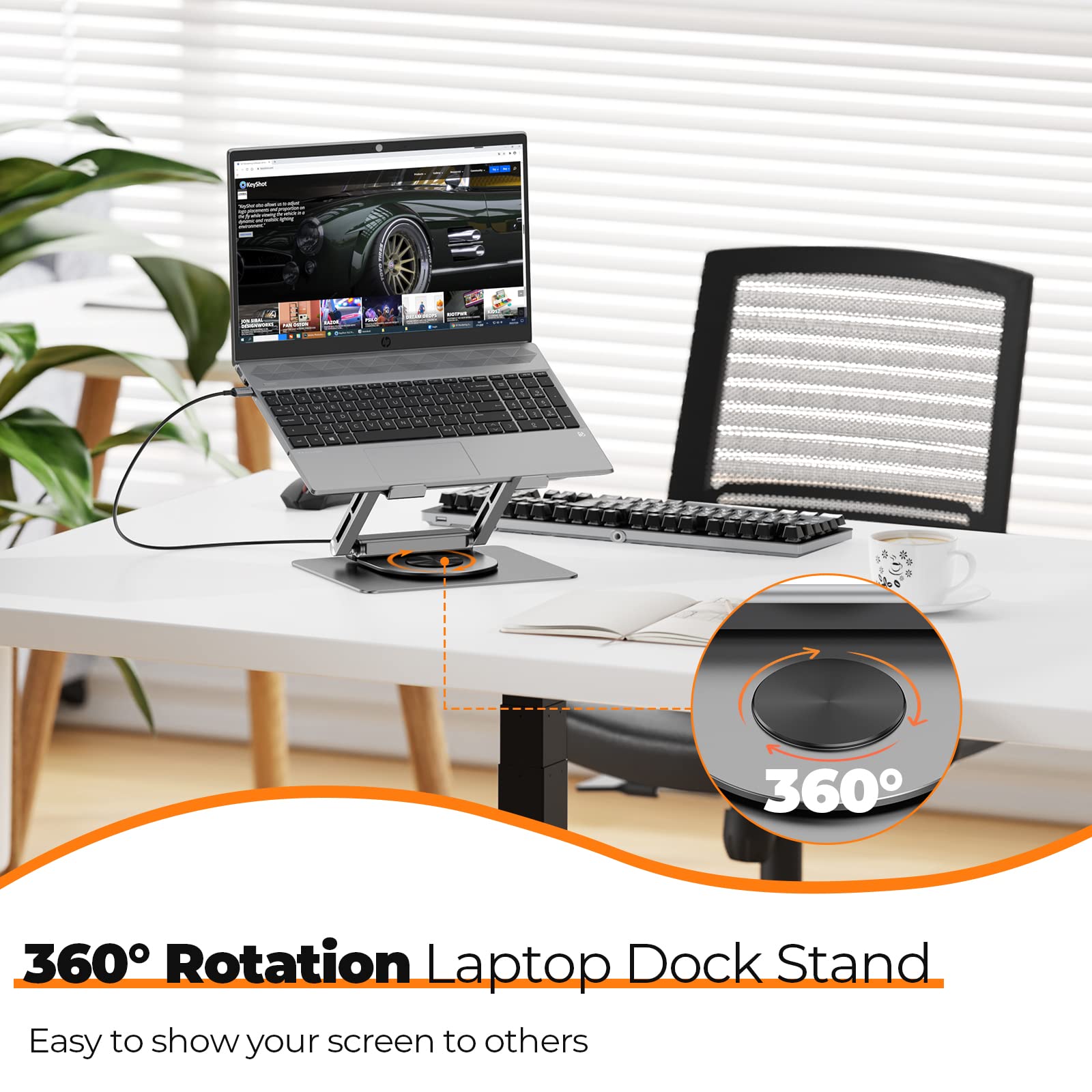Foto 5 | Base De Carga Para Ordenador Portátil Tobenone Tobenone Usb C 6 En 1, Color Gris - Venta Internacional.