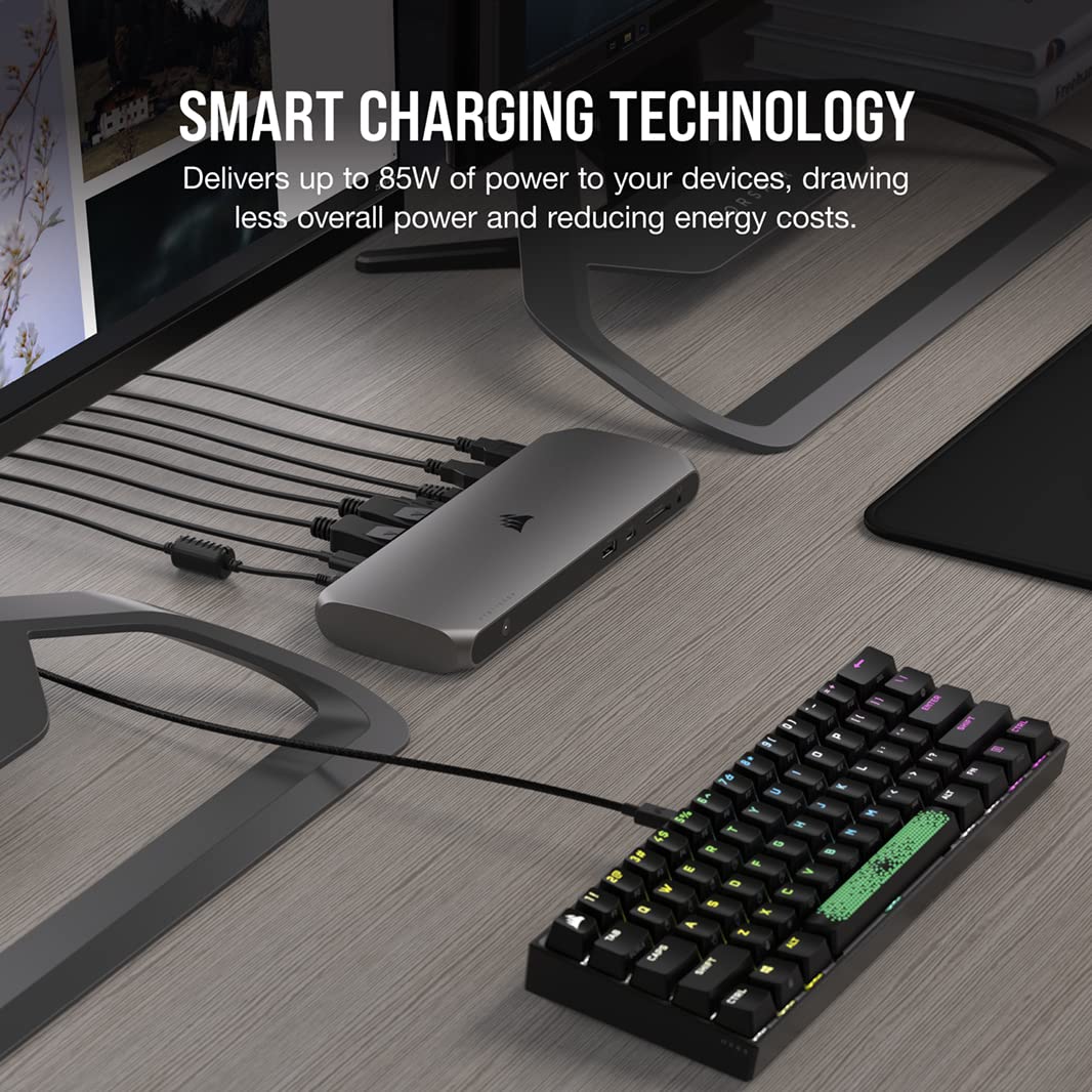 Foto 4 pulgar | Estación De Acoplamiento Thunderbolt 3 Corsair Tbt100 Dp Con Displayport 4k60 - Venta Internacional.