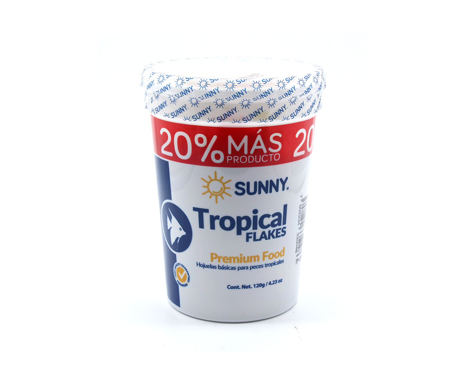 Foto 2 pulgar | Alimento para Peces Sunny en Hojuelas con 120 g