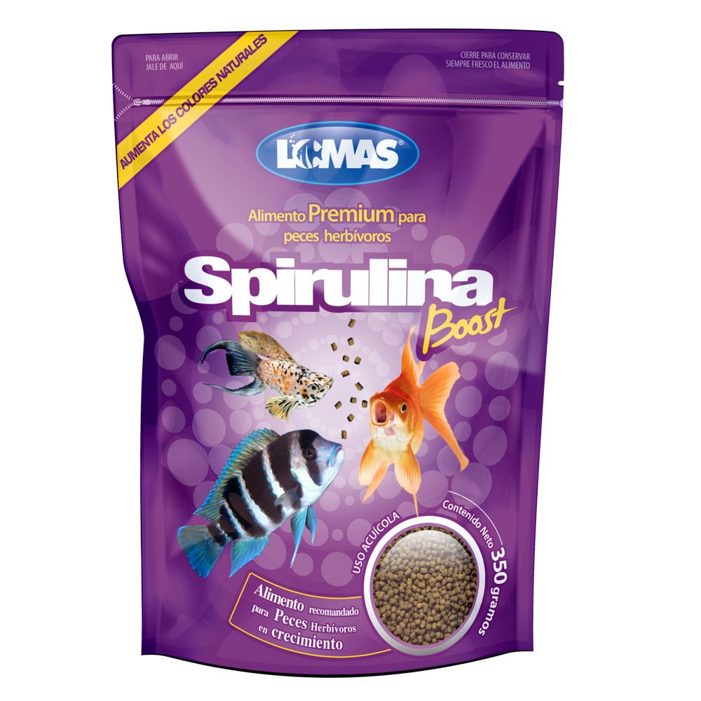 Foto 2 pulgar | Alimento Premium para Peces Lomas Spirulina Boost de 350 g