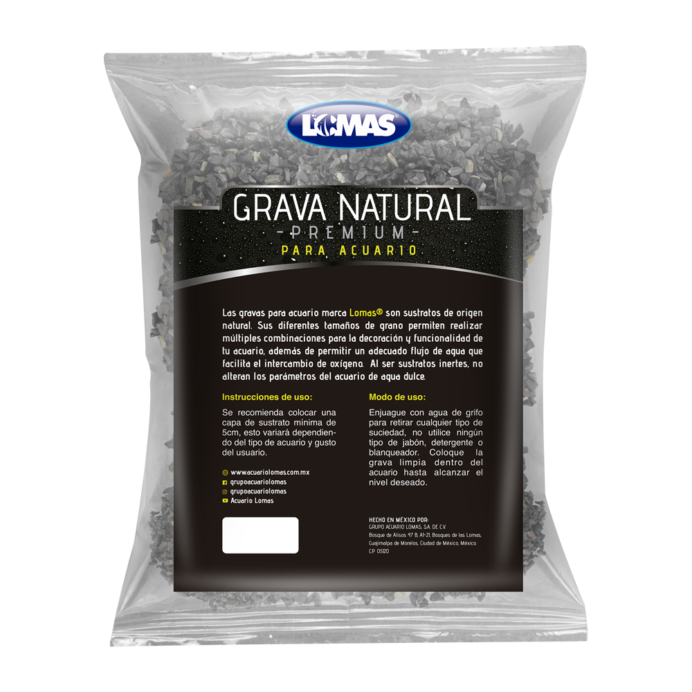 Foto 3 pulgar | Grava para Pecera Lomas Mármol Gris Oxford 3 Kg