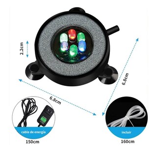 Foto 2 | Lámpara para Pecera Malubero Led de 6 Colores Cambiantes