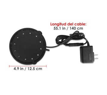 Foto 2 | Lámpara Sumergible Malubero para Pecera Burbujas y Luces