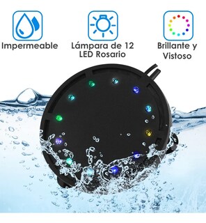 Foto 3 | Lámpara Sumergible Malubero para Pecera Burbujas y Luces