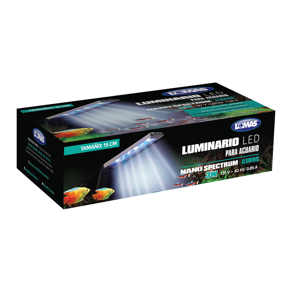 Foto 3 pulgar | Luminario LED para Acuario Lomas FL7958 Nano Spectrum 3W 15Cm