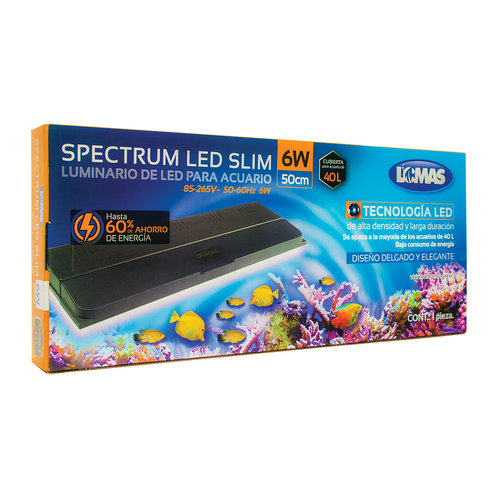 Foto 3 pulgar | Luminario LED para Acuario Lomas FL7351 Spectrum II 6W 50Cm