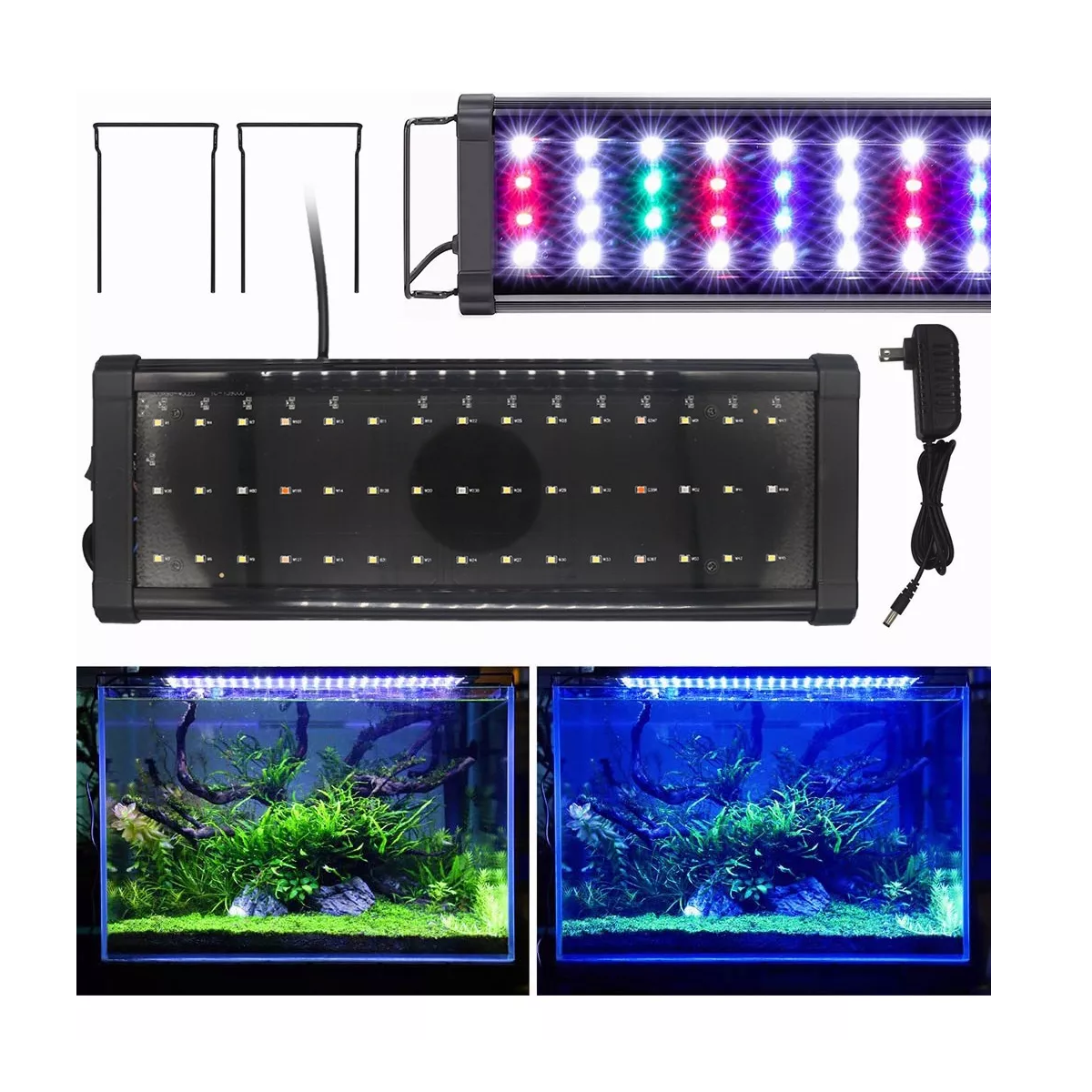 Foto 3 pulgar | Luz LED para Acuario Eo Safe Imports Esi-7876 5 Colores para Tanque Plantado Negro