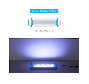 Foto 3 | Luz Led Externa de 18 Cm para Acuario Eo Safe Imports Esi-9127 Blanco