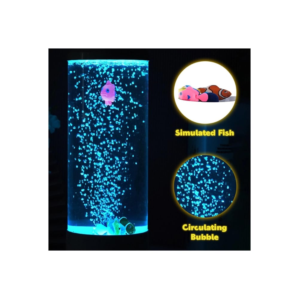 Foto 5 pulgar | Lámpara De Lava Con Luces Led Para Pecera Con Adorno De Pez - Venta Internacional.