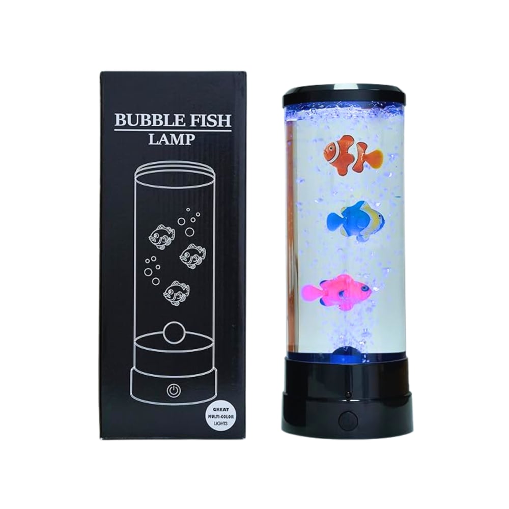 Foto 7 pulgar | Lámpara De Lava Con Luces Led Para Pecera Con Adorno De Pez - Venta Internacional.