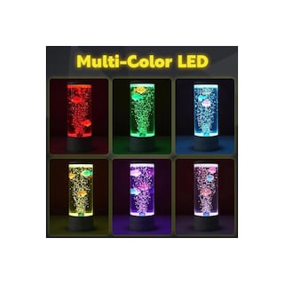 Foto 7 | Lámpara De Lava Con Luces Led Para Pecera Con Adorno De Pez - Venta Internacional.