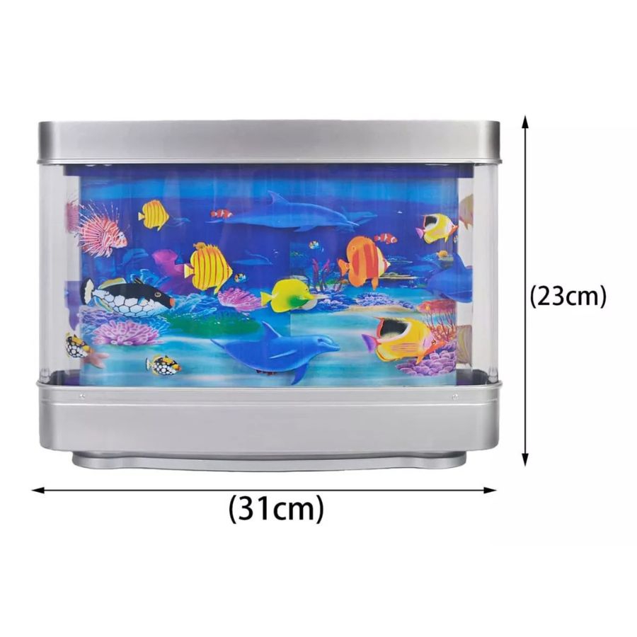 Foto 3 pulgar | Lámpara Decorativa Para Acuario Tropical Fish Con Movimiento Led De 6 W - Venta Internacional.