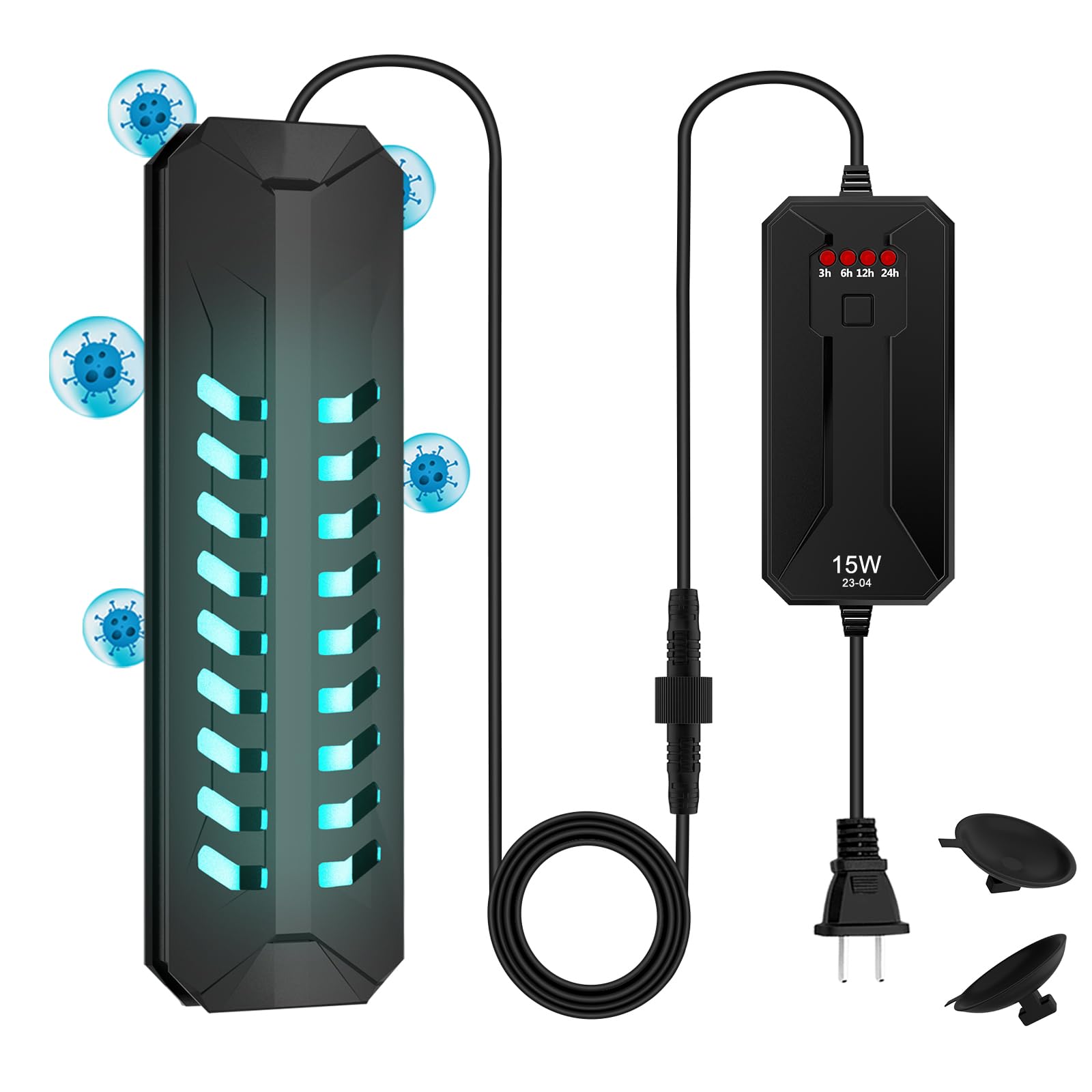 Luz Sumergible Desinfectante Uv De 15 W Para Acuario Taishan - Venta Internacional. $966