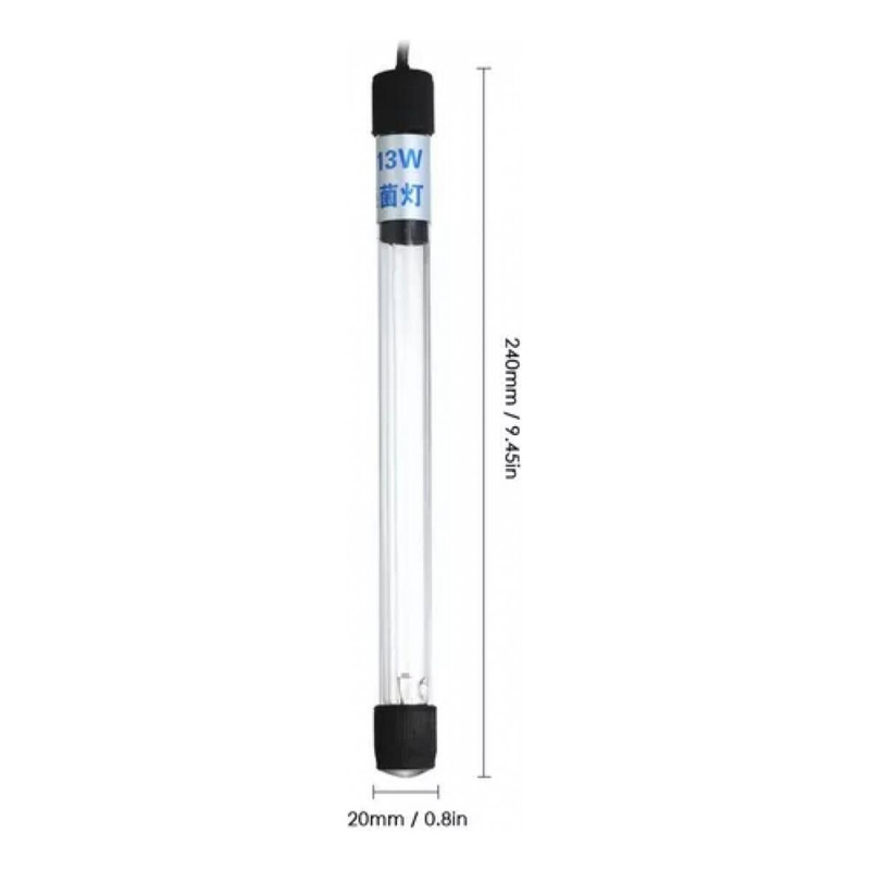 Foto 4 pulgar | Lámpara Germicida Uv Submarina 13w Para Esterilización De Acuarios - Venta Internacional.